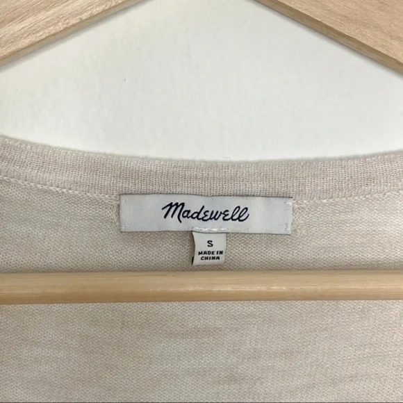 Madewell Tie Front thin sweater - Picture 5 of 7